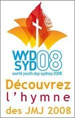 Vers le bas de la nouvelle fen�tre, �coutez l'hymne des JMJ 208