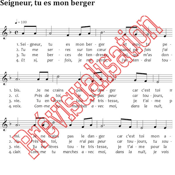 Seigneur Tu Es Mon Berger G Croissant Ref P000749 Produit Original Beatitudes Musique Bp 0151 2 69 Eur