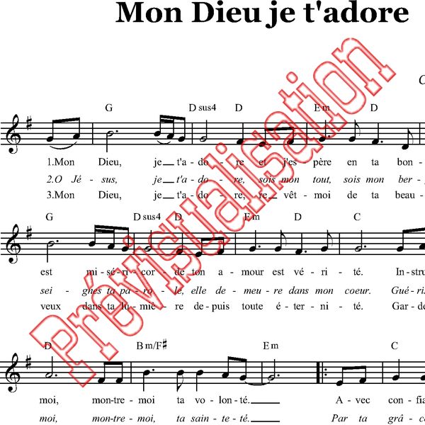 Mon Dieu Je T Adore Sr Ruth Rousseau Ref P000797 Produit Original Beatitudes Musique Beat0187 3 68 Eur