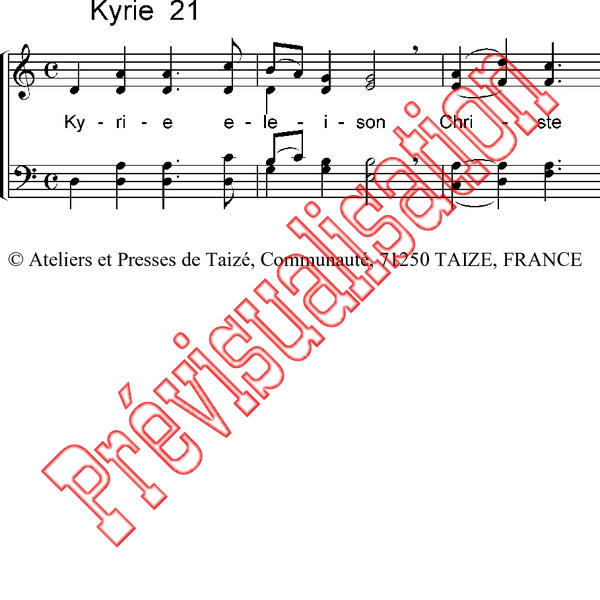 Kyrie Eleison 21 By Cte De Taize
