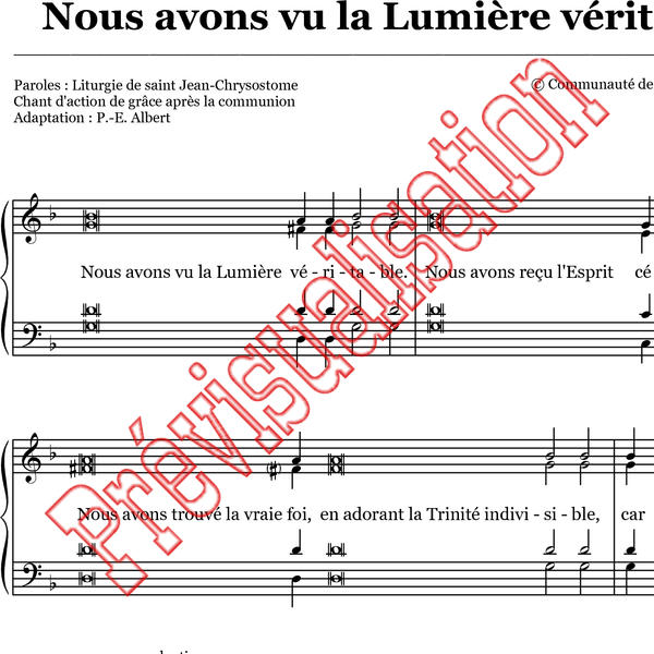 a la rencontre du seigneur chant