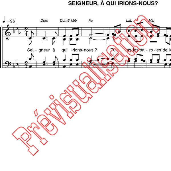 Seigneur A Qui Irions Nous Communaute De L Emmanuel Ref P001774 Produit Original Editions Emmanuel 90 34 0 90 Eur