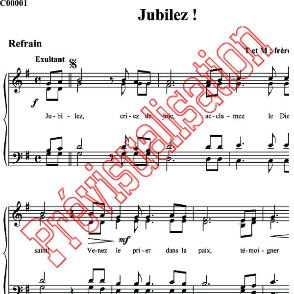 TÉLÉCHARGER JUBILEZ CRIEZ DE JOIE JUBILEZ CRIEZ DE JOIE TÉLÉCHARGER