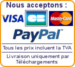 Modes de paiements accepts sur ce site