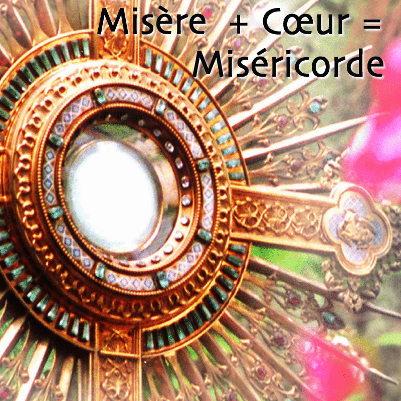 Misre + Coeur = Misricorde - Cliquez sur l'Image pour la Fermer