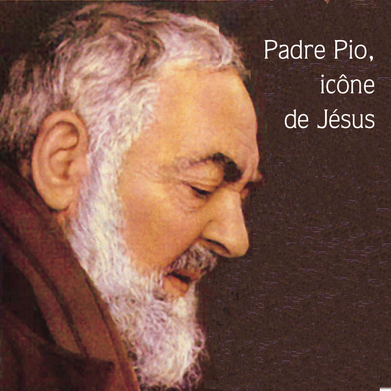 Padre Pio, icne de Jsus - Cliquez sur l'Image pour la Fermer