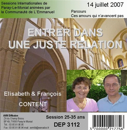 Entrer dans une juste relation - Cliquez sur l'Image pour la Fermer