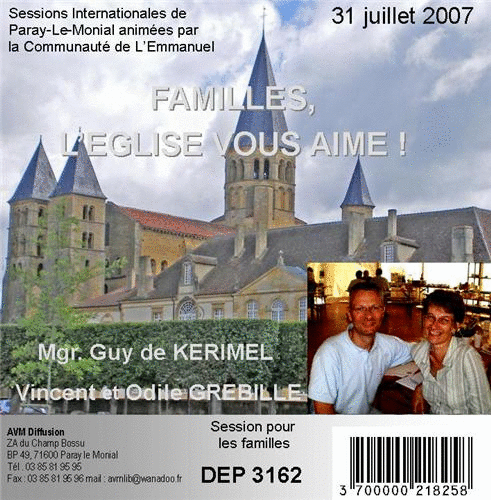 Familles, l'Eglise vous aime ! - Cliquez sur l'Image pour la Fermer