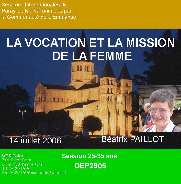 Vocation et mission de la femme 1  3 - Cliquez sur l'Image pour la Fermer