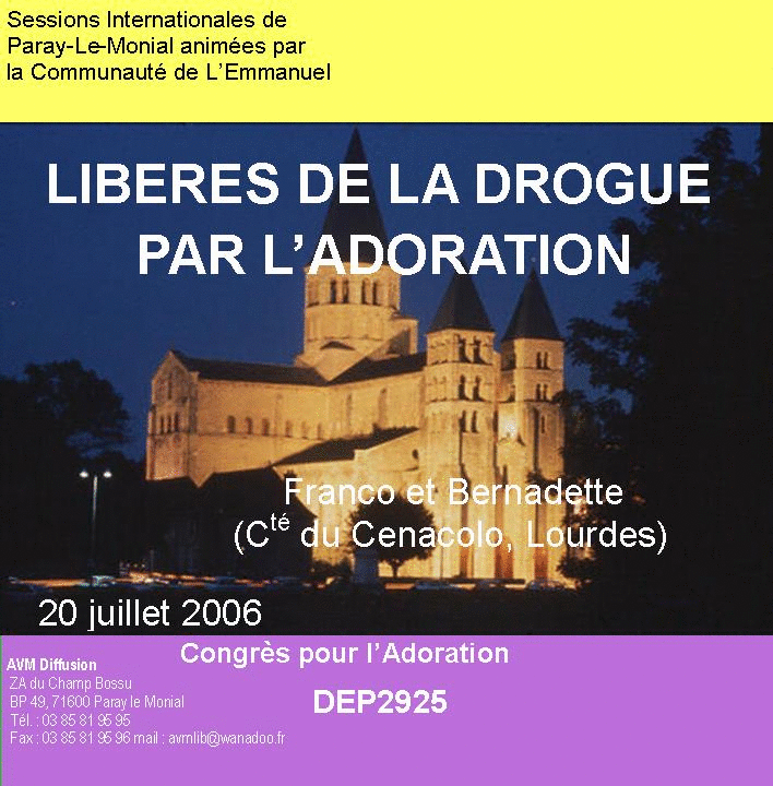 Librs de la drogue par l'adoration - Cliquez sur l'Image pour la Fermer