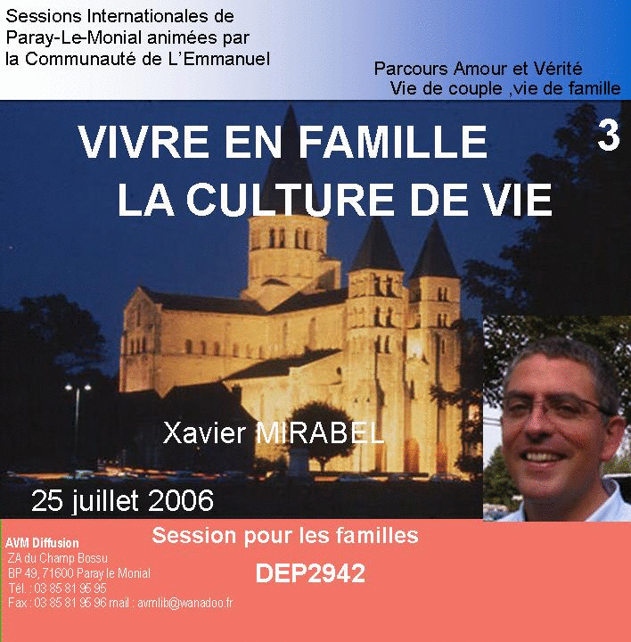 Vivre en famille la culture de Vie - Cliquez sur l'Image pour la Fermer