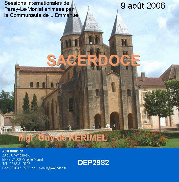 Sacerdoce - Cliquez sur l'Image pour la Fermer