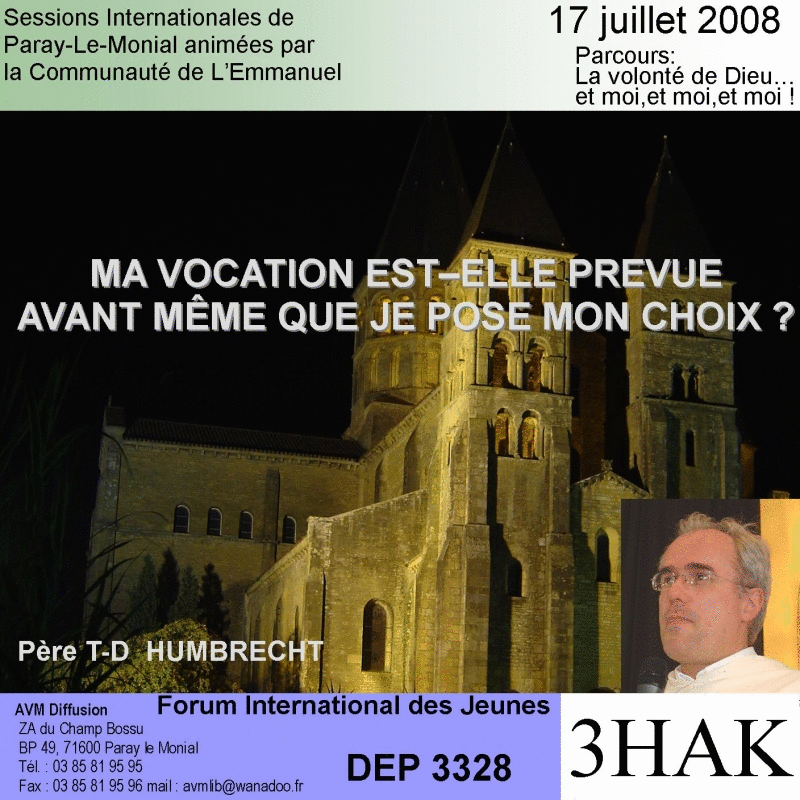Ma vocation est-elle prvue avant mme que je pose mon choix - Cliquez sur l'Image pour la Fermer