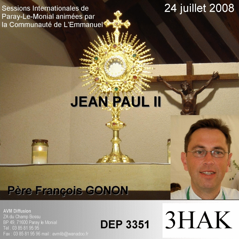 Jean Paul II - Cliquez sur l'Image pour la Fermer