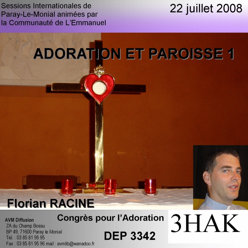 L'Adoration en paroisse - Cliquez sur l'Image pour la Fermer