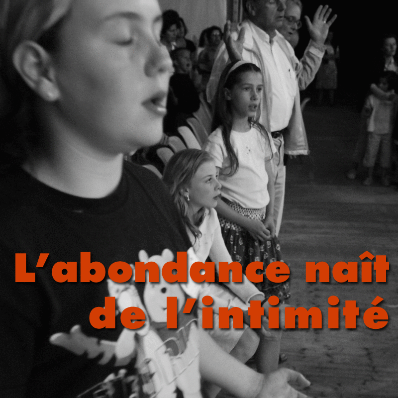 L'abondance nat de l'intimit - Cliquez sur l'Image pour la Fermer