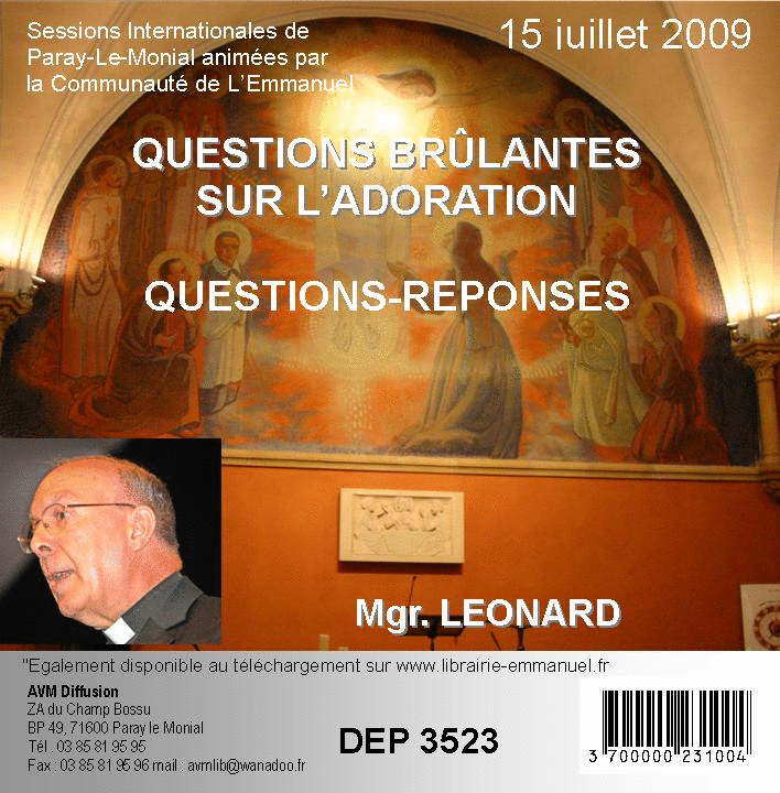 Questions brlantes sur l'Adoration 1&2 - Cliquez sur l'Image pour la Fermer