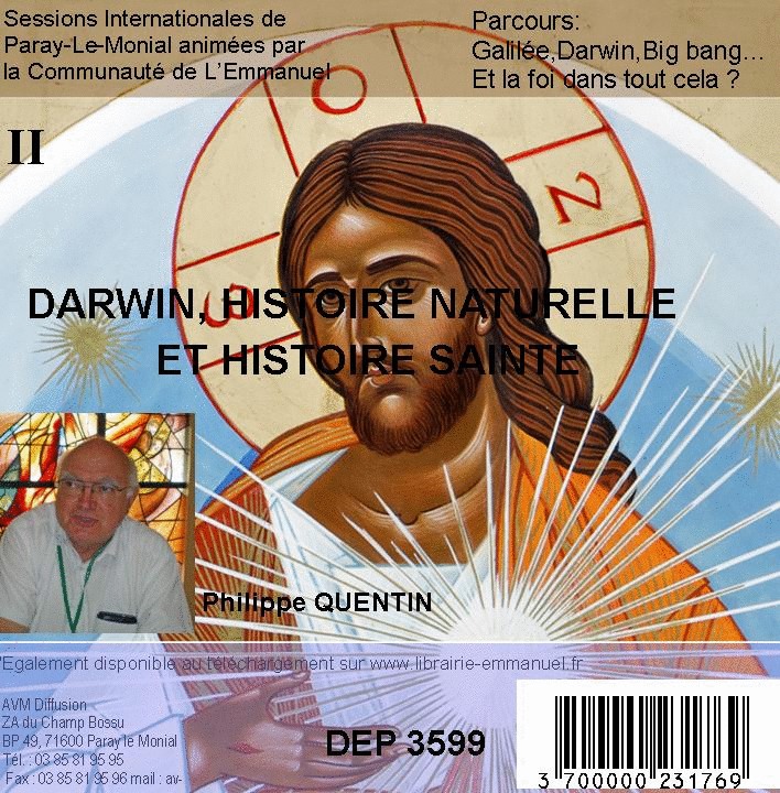 Darwin, histoire naturelle et histoire sainte - Cliquez sur l'Image pour la Fermer