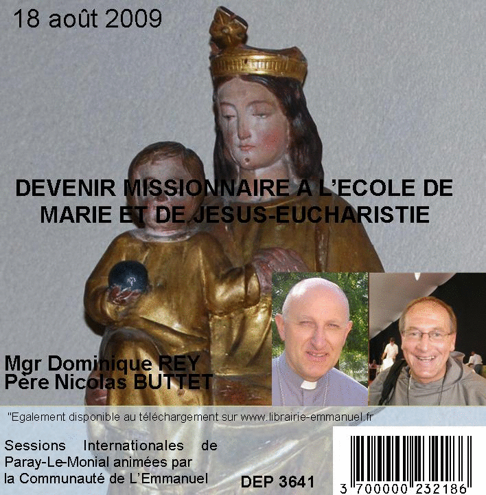 Devenir missionnaire  l'cole de Marie et de Jsus-eucharistie - Cliquez sur l'Image pour la Fermer