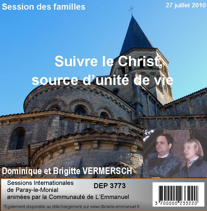 Suivre le Christ source d'unit de vie - Cliquez sur l'Image pour la Fermer