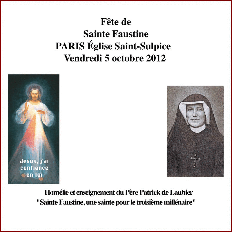 Ste Faustine : une sainte pour le 3 millnaire 1&2 - Cliquez sur l'Image pour la Fermer