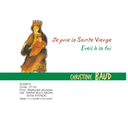 Je prie la Sainte Vierge