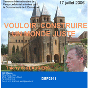 Vouloir construire un monde juste