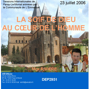 La soif de Dieu au coeur de l'Homme