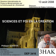 Sciences et foi en la cration