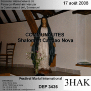 Tmoignage de Shalom et de Cancao Nova