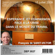 Esprance et compassion face  la crise dans le monde du travail