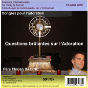 Questions brlantes sur l'adoration