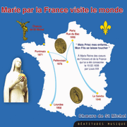 Marie par la France visite le Monde