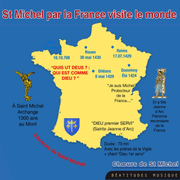 St Michel par la France visite le monde