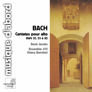 J. S. Bach : Cantates pour alto